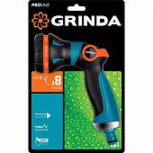 Пистолет поливочный GRINDA PROLine S-8, 8 режимов 429100 Пистолет поливочный GRINDA PROLine S-8, 8 режимов 429100