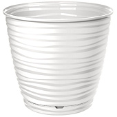 Кашпо "Saffron" D267мм 9,1л с/п Белый Кашпо "Saffron" D267мм 9,1л с/п Белый