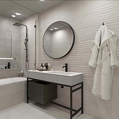 Плитка  60х25 Eco Loft GT Светло серый волны арт.10100001350/ GlobalTile  (1,2м2)