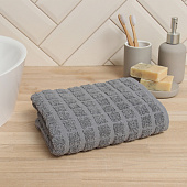  Полотенце для ног LoveLife "Chique"  50х90 см, цв. серый, 100% хлопок, 400 гр/м2   9424216 