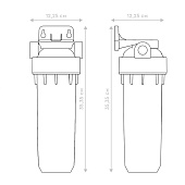 Корпус для магистрального фильтра БАРЬЕР SL10 1/2" для холодной воды Н103Р02 Корпус для магистрального фильтра БАРЬЕР SL10 1/2" для холодной воды Н103Р02