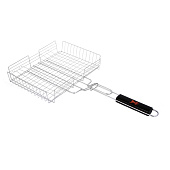  Решетка гриль GRILLBOOM хром, 23х29х6см 104-028 