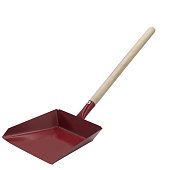  Совок хозяйственный металлический, деревянная ручка, 61-1-011 