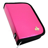 Пенал deVENTE 1 секция, 2 откидные планки, искусственная кожа, ярко-розовый металлик, 7015233 Пенал deVENTE 1 секция, 2 откидные планки, искусственная кожа, ярко-розовый металлик, 7015233