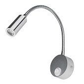 Светильник настенный LED 3Вт гибкий 4000К серебристый /Uniel Светильник настенный LED 3Вт гибкий 4000К серебристый /Uniel