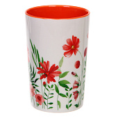 Кружка керамическая 420мл "Луговые цветы", микс 323-0543 Кружка керамическая 420мл "Луговые цветы", микс 323-0543
