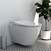 Инсталляция для подвесного унитаза 4в1 Sanibelle (монтажная рама, унитаз фарфор безободковый, сиденье микролифт, кнопка хром глянец) 9878B003-7200 Vitra Инсталляция для подвесного унитаза 4в1 Sanibelle (монтажная рама, унитаз фарфор безободковый, сиденье микролифт, кнопка хром глянец) 9878B003-7200 Vitra