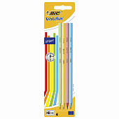  Набор карандашей чернографитных  BIC Evolution Stripes, 4 шт., HB, пластиковые, 918485 