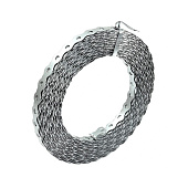 Лента монтажная волнистая 12х0,55мм, цинк, 25м Лента монтажная волнистая 12х0,55мм, цинк, 25м