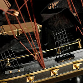  Корабль пиратский "Веселый Роджер" борт с желтой полосой, 40х8,5х36см   5019205 