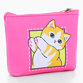  Кошелек детский "Котики", 11х0,5х8,5 см, микс, 10227797 