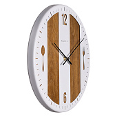 Часы настенные Рубин Кухня d=32 см металл открытая стрелка белый 3236-001 Часы настенные Рубин Кухня d=32 см металл открытая стрелка белый 3236-001