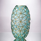 Ваза настольная 20х34 см, стекло, 7125 Ваза настольная 20х34 см, стекло, 7125