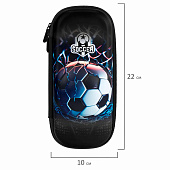 Пенал ЮНЛАНДИЯ, 1 отд., 1 откид.планка, карман, EVA покрытие soft touch,22х10х5см,Soccer Club,273186 Пенал ЮНЛАНДИЯ, 1 отд., 1 откид.планка, карман, EVA покрытие soft touch,22х10х5см,Soccer Club,273186
