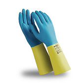 Перчатки хозяйственные латексные, Союз М, с напылением, LN-E/F-05 Перчатки хозяйственные латексные, Союз М, с напылением, LN-E/F-05