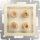 Розетка акк. шампань рифленый WERKEL/W1185010 Розетка акк. шампань рифленый WERKEL/W1185010