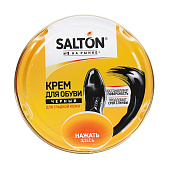 SALTON new КРЕМ для обуви из гладкой кожи в банке 50 мл Черный SALTON new КРЕМ для обуви из гладкой кожи в банке 50 мл Черный