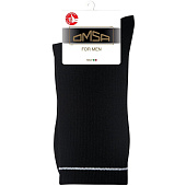  Носки OMSA с высокой резинкой унисекс Active 115, цвет Nero, размер 45-47 