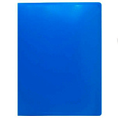  Папка пластиковая со скоросшивателем А4 500 мкм BURO синий, ECB04Pblue/1496700 