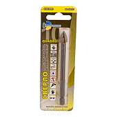 Сверло по керамограниту, керамике и стеклу 10мм TRIO-DIAMOND квадро