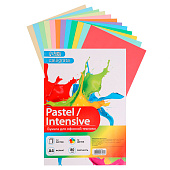  Бумага для офисной техники А4 12л, 12 цветов, 80г/м2, БЦ80А4-12М, 3947560 