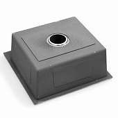 Мойка для кухни из нержавеющей стали 50х50 PVD графит чешуя с сифоном T75050H Oute Мойка для кухни из нержавеющей стали 50х50 PVD графит чешуя с сифоном T75050H Oute