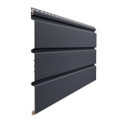  Софит с центральной перфорацией Docke STANDARD, Графит 3000х305 мм 