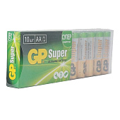 Батарейка AA G-tech Alkaline LR6, 10шт, GP SUPER Батарейка AA G-tech Alkaline LR6, 10шт, GP SUPER