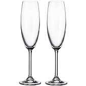  Набор бокалов для шампанского Crystal Bohemia Sylvia 220мл (2шт) БСС0275 