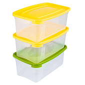  Набор контейнеров 3шт "Каскад 2" 1,0л С57001 