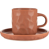  Чашка с блюдцем BILLIBARRI Old Clay , матовая розовая 250мл 500-264 