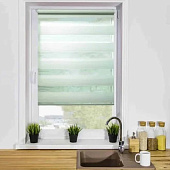 Рулонная штора День-ночь Белый 140х170 Рулонная штора День-ночь Белый 140х170