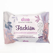 Влажные салфетки для снятия макияжа Diva 25шт fashion 823 Влажные салфетки для снятия макияжа Diva 25шт fashion 823