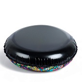 Тюбинг – ватрушка «Стикеры», диаметр чехла 110 см, разноцветная, чёрная, Winter Star Тюбинг – ватрушка «Стикеры», диаметр чехла 110 см, разноцветная, чёрная, Winter Star