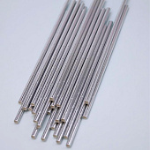  Трубочки одноразовые для напитков 25 шт. "Party go", silver (197 мм) 