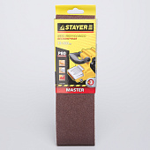 Лента шлифовальная бесконечная 75х533мм Р80(3шт)/STAYER Лента шлифовальная бесконечная 75х533мм Р80(3шт)/STAYER
