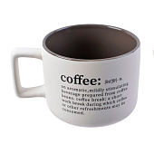  Кружка Coffee 400мл, белый KRJYD1170A-23026-1 