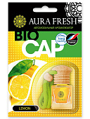  Ароматизатор подвесной бутыл. AURA FRESH BIO CAP 6мл Lemon 