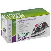 Утюг HOMESTAR HS-4012 серый 1800 Вт, пар, спрей, паровой удар, самоочистка, керамическая подошва Утюг HOMESTAR HS-4012 серый 1800 Вт, пар, спрей, паровой удар, самоочистка, керамическая подошва