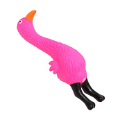 Игрушка пищащая "Фламинго" для собак, 22,5 см, розовая 7127503 Игрушка пищащая "Фламинго" для собак, 22,5 см, розовая 7127503