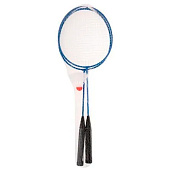 Игровой набор Бадминтон металлические ракетки 2шт+волан, 261-005 Игровой набор Бадминтон металлические ракетки 2шт+волан, 261-005