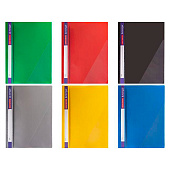 Скоросшиватель пластиковый А4 160мкм Alingar карман уголок, ассорти (10/60/180) /AL04713A/ Скоросшиватель пластиковый А4 160мкм Alingar карман уголок, ассорти (10/60/180) /AL04713A/