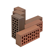  Кирпич керамический флеш НЕВА 1НФ 250х120х65мм [М-200] /VOLGABRICK 