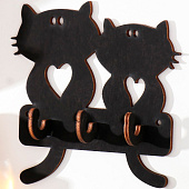 Ключница открытая "Киски" 11х10,5 см 7114442 Ключница открытая "Киски" 11х10,5 см 7114442