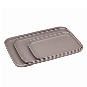 Подносы, набор из 3х штук - 24х17, 30,5х22, 35х25,французcкий серый М1108 Подносы, набор из 3х штук - 24х17, 30,5х22, 35х25,французcкий серый М1108