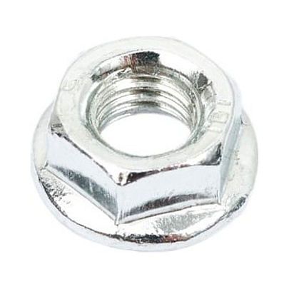  Гайка с фланцем DIN 6923 М6, 16шт, цинк 