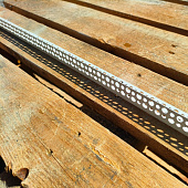 Профиль ПВХ углов. штукатур. перфорир. L3м /Лига Профиль ПВХ углов. штукатур. перфорир. L3м /Лига