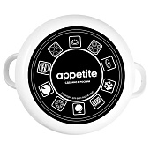 Кастрюля эмалированная Appetite Правила кухни, 2л, 364-767