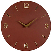 Часы настенные Рубин "Классика", открытая стрелка, d=30 см, коричневый, МДФ, 3039-002 Часы настенные Рубин "Классика", открытая стрелка, d=30 см, коричневый, МДФ, 3039-002
