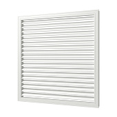 Решетка радиаторная ПВХ 600х600мм белая Решетка радиаторная ПВХ 600х600мм белая